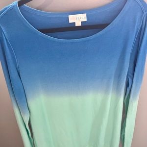Women’s knit ombré blouse